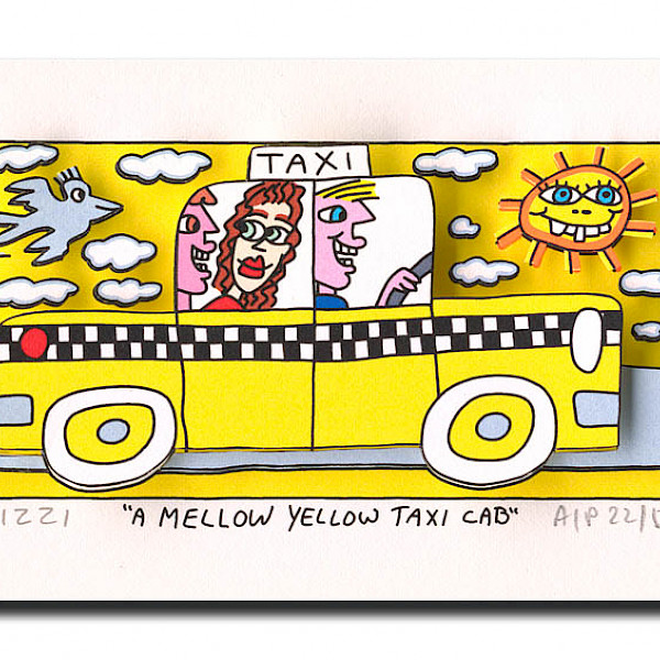 A MELLOW YELLOW TAXI CAB