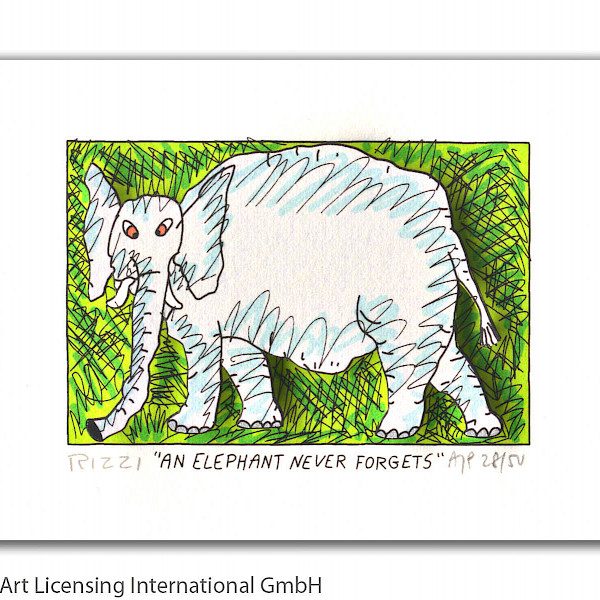 AN ELEPHANT NEVER FORGETS