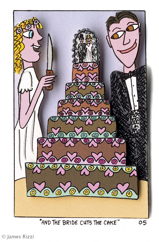 JAMES RIZZI - AND THE BRIDE CUTS THE CAKE