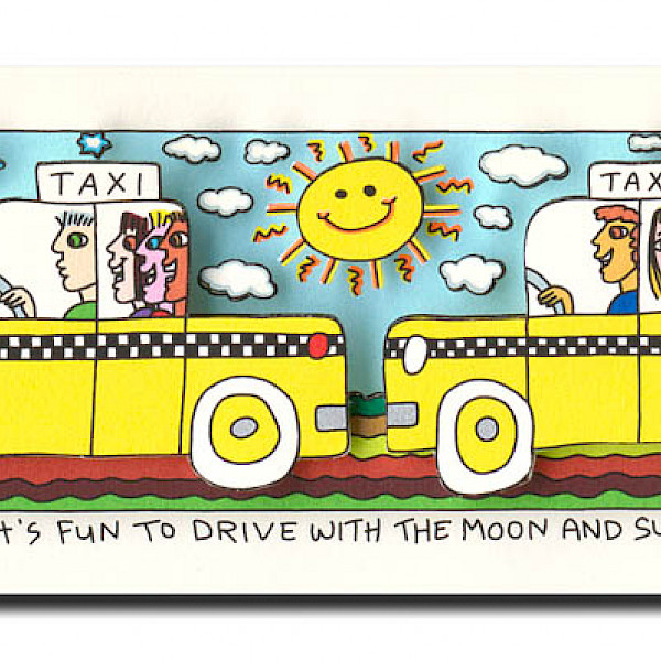 IT'S FUN TO DRIVE WITH THE MOON AND SUN