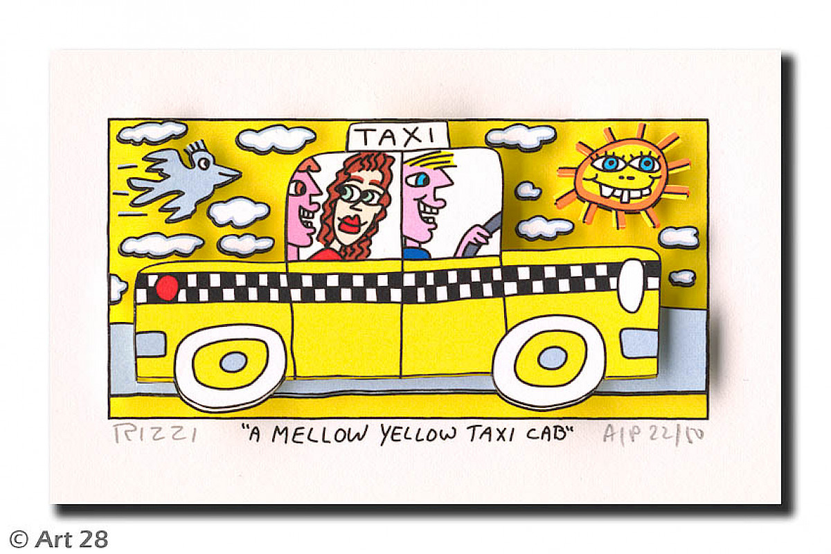 A MELLOW YELLOW TAXI CAB