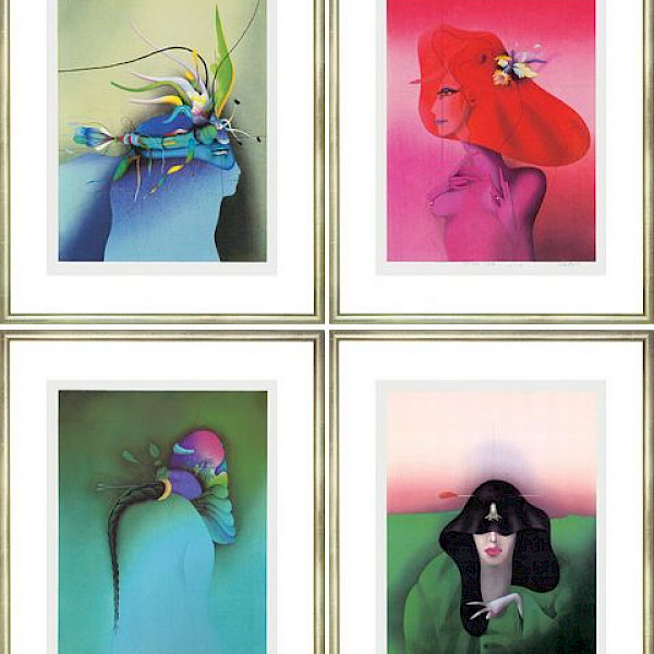 Paul Wunderlich - Mappe Jahreszeiten