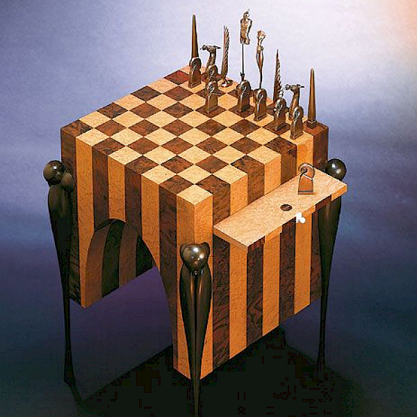 Paul Wunderlich - Schachtisch