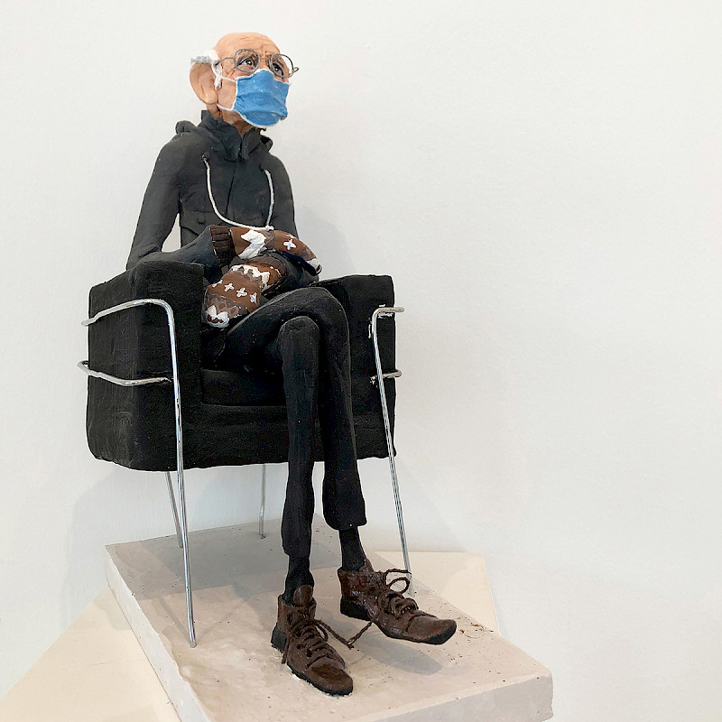 Marina Krohs, BERNIE SANDERS IM CORBUSIER